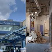 Queen's Hospital in Romford has started works for a surgical assessment unit