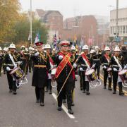 Royal British Legion drum corps in Romford last year
