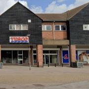 Police were spotted near this Tesco store in Hornchurch on Tuesday