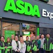 Staff at the opening of Romford's South Street Asda