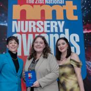 Holly White (centre), deputy manager of Montesorri Minds in Romford, was an award winner