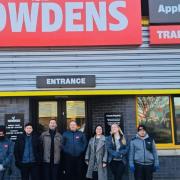 The Howdens Rainham team pictured outside the new depot