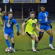 Romford fell to a tough 1-0 loss at home to Tilbury in the Essex Senior League. Picture: BOB KNIGHTLEY