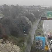 Traffic has been diverted before the Dartford Crossing on the southbound carriageway of M25