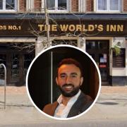 The World's Inn, a former Wetherspoons, is set to reopen as a gastropub next month, new leaseholder Remzi Erdogan (inset) said