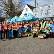 More than 50 volunteers helped to tidy Romford's streets on Saturday