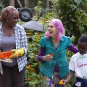 Food-growing project at Maryon Park Gardens in Greenwich