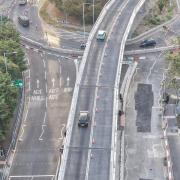 Previous excavations have been filled and tarmacked over