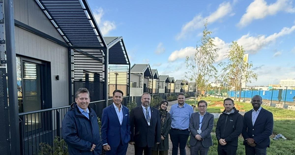 The first families are set to move in soon to modular homes built in Romford