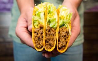 Taco Bell's limited edition Doritos Locos Tacos.