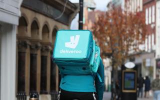 Deliveroo drivers are to be banned from Brentwood high street. Photo: PA