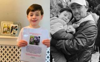Dominic started a fund-raising campaign to show his gratitude for the hospital staff who tended to his father