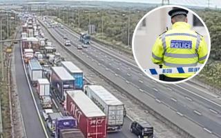 Metropolitan Police attended the crash on M25 this morning (June 7)