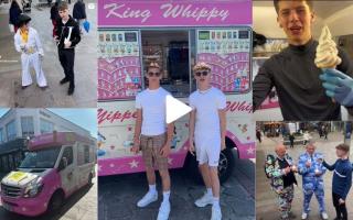 The teens' King Whippy TikTok account has proved popular