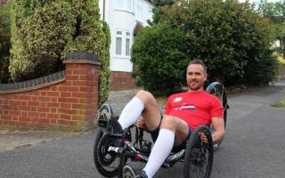 Alex Gibson is still keen to cycle years after his diagnosis