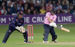 Ryan Higgins hits out for Middlesex