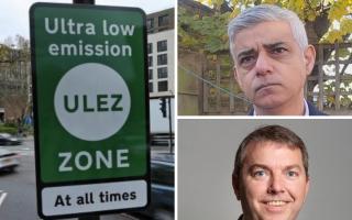 Sadiq Khan has defended his decision to expand the Ulez, after Dartford's Tory MP Gareth Johnson launched a bid to remove the ultra low emissions zone from London's suburbs. Photos: LDRS/PA