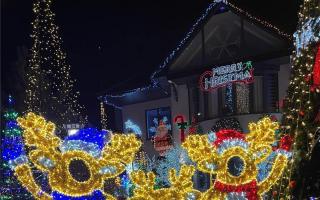 Decorations at this impressive Romford Christmas house