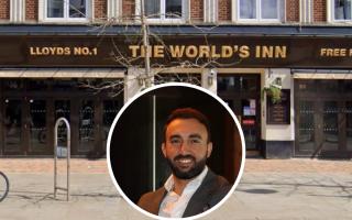 The World's Inn, a former Wetherspoons, is set to reopen as a gastropub next month, new leaseholder Remzi Erdogan (inset) said