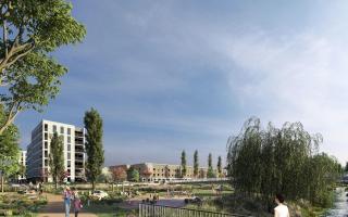 A CGI of the new park