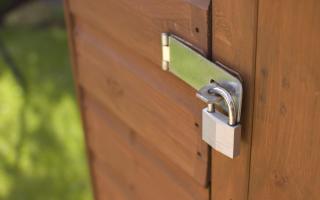 Garden sheds can be tempting for thieves so make sure they are locked securely (Image: PA)