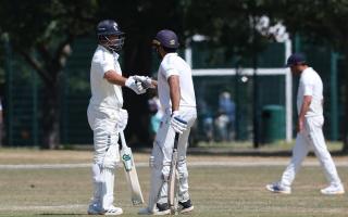 JJ Smuts and Kiran Kullar shared a 193-run stand for Upminster (Image: Gavin Ellis/TGS Photo)
